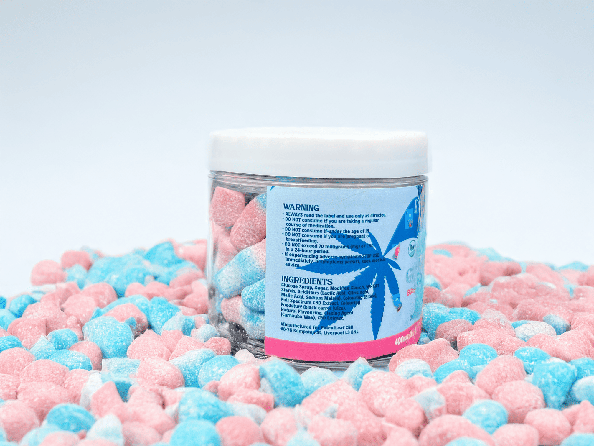 CBD Bubblegum Bottle Gummies Image Two