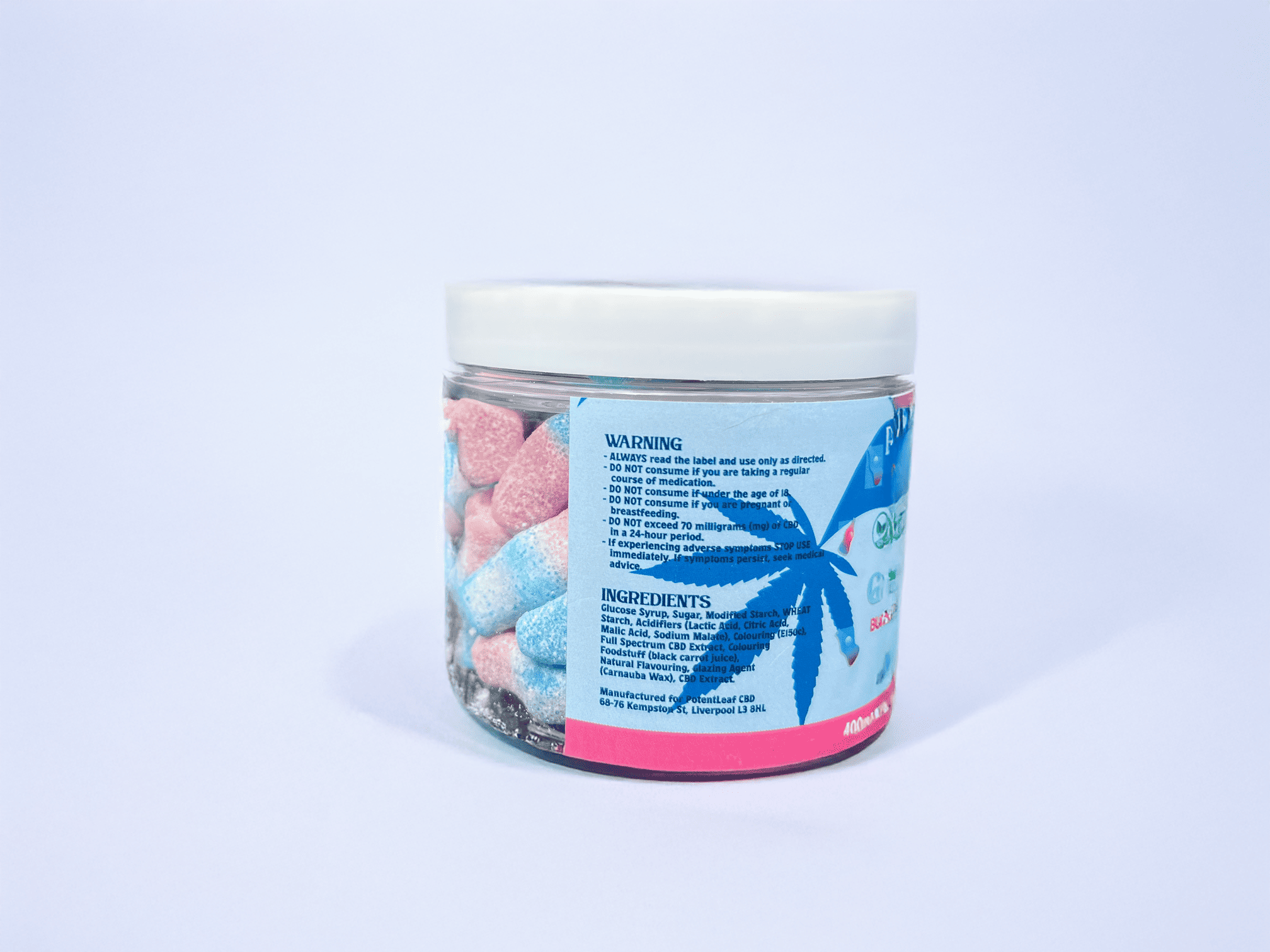 CBD Bubblegum Bottle Gummies Image Four