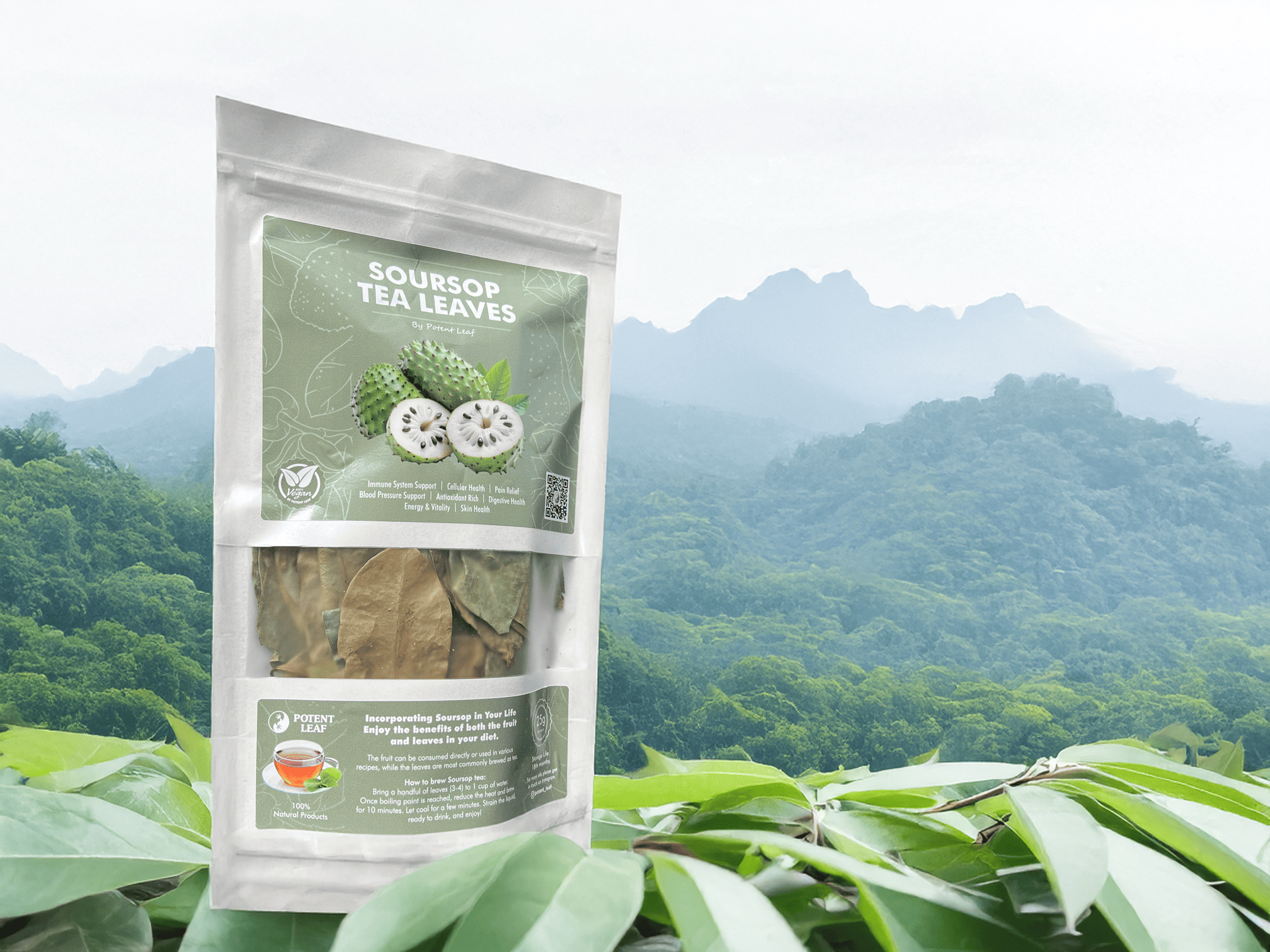 Soursop Tea Leaves Image One