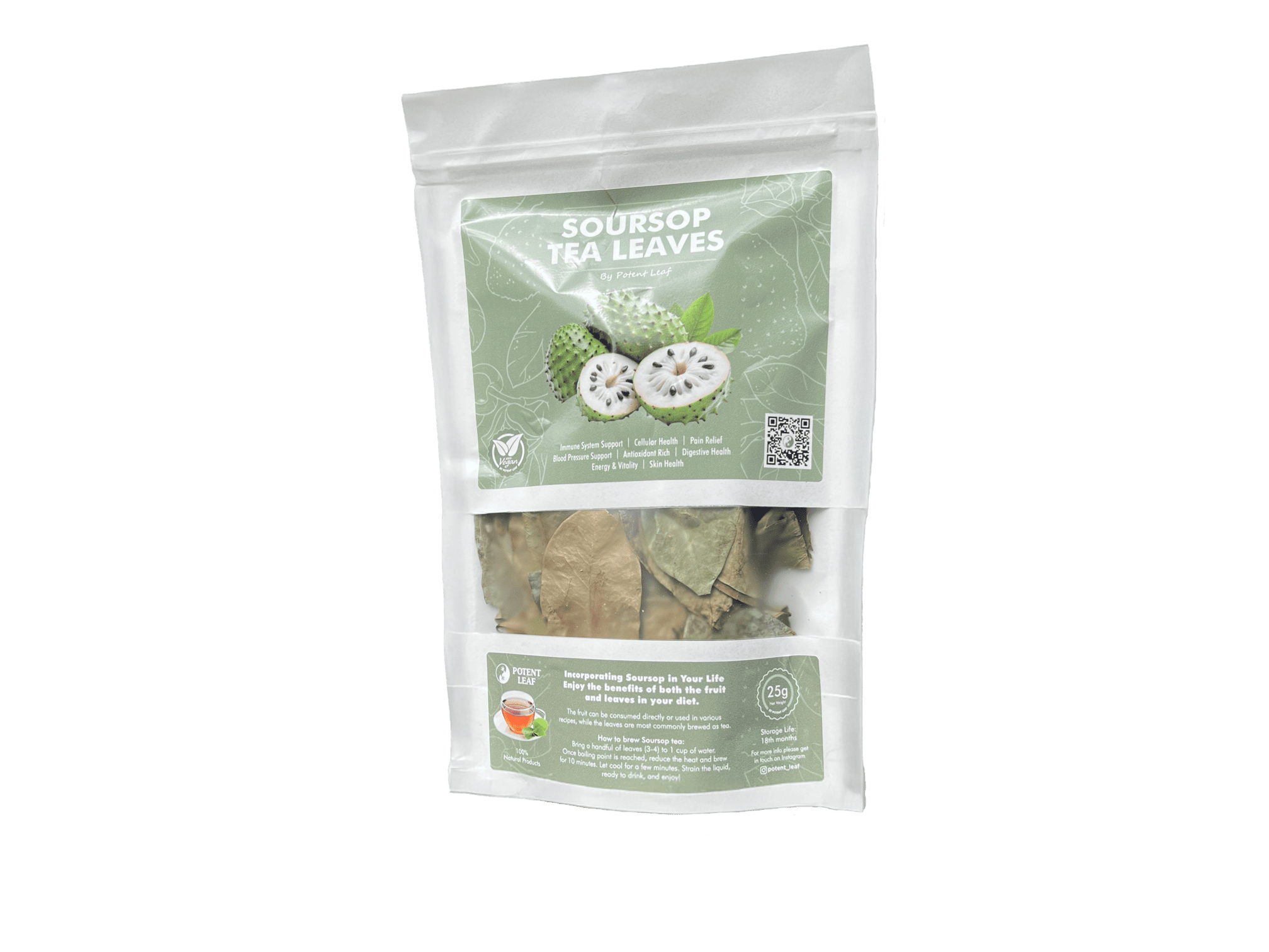 Soursop Tea Leaves Image Three