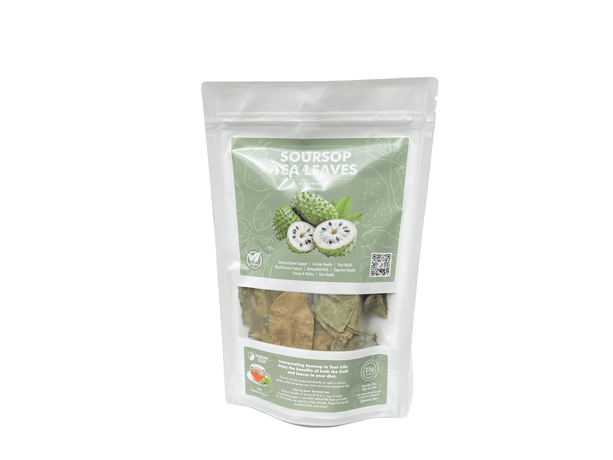 Soursop Tea Leaves Image Four